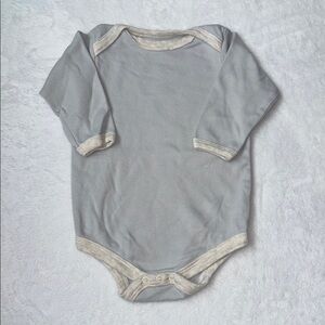 (3 for $10) HB baby Gray Long Sleeve Baby Onesie bodysuit